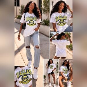 Dallas Wings WNBA Graphic Tee – Size L – NWT 🏀